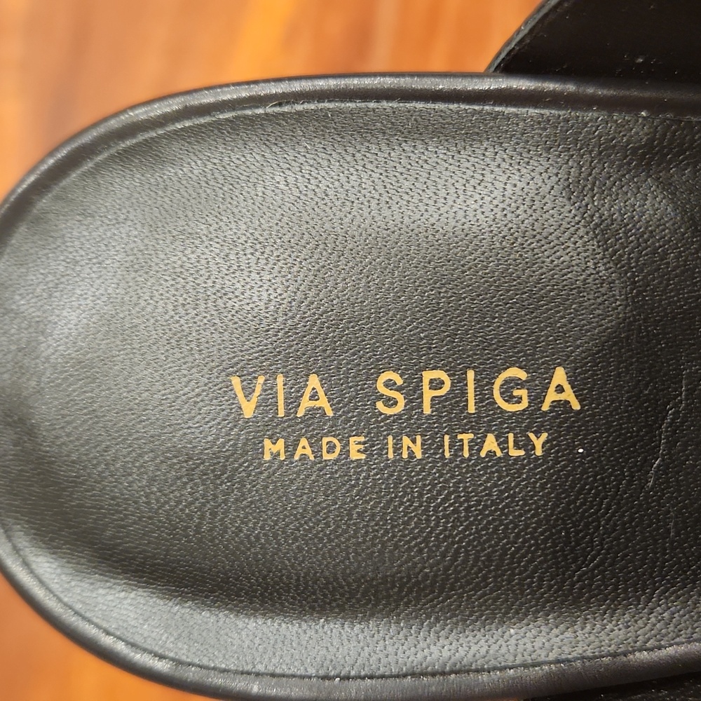Via Spiga Leather Stiletto Made in Italy Shoes Size 10 - Picture 8 of 13
